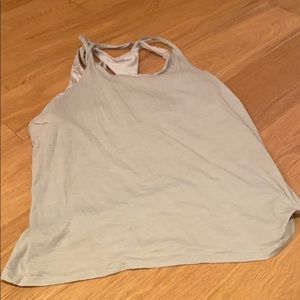 Lululemon workout top with built in bra